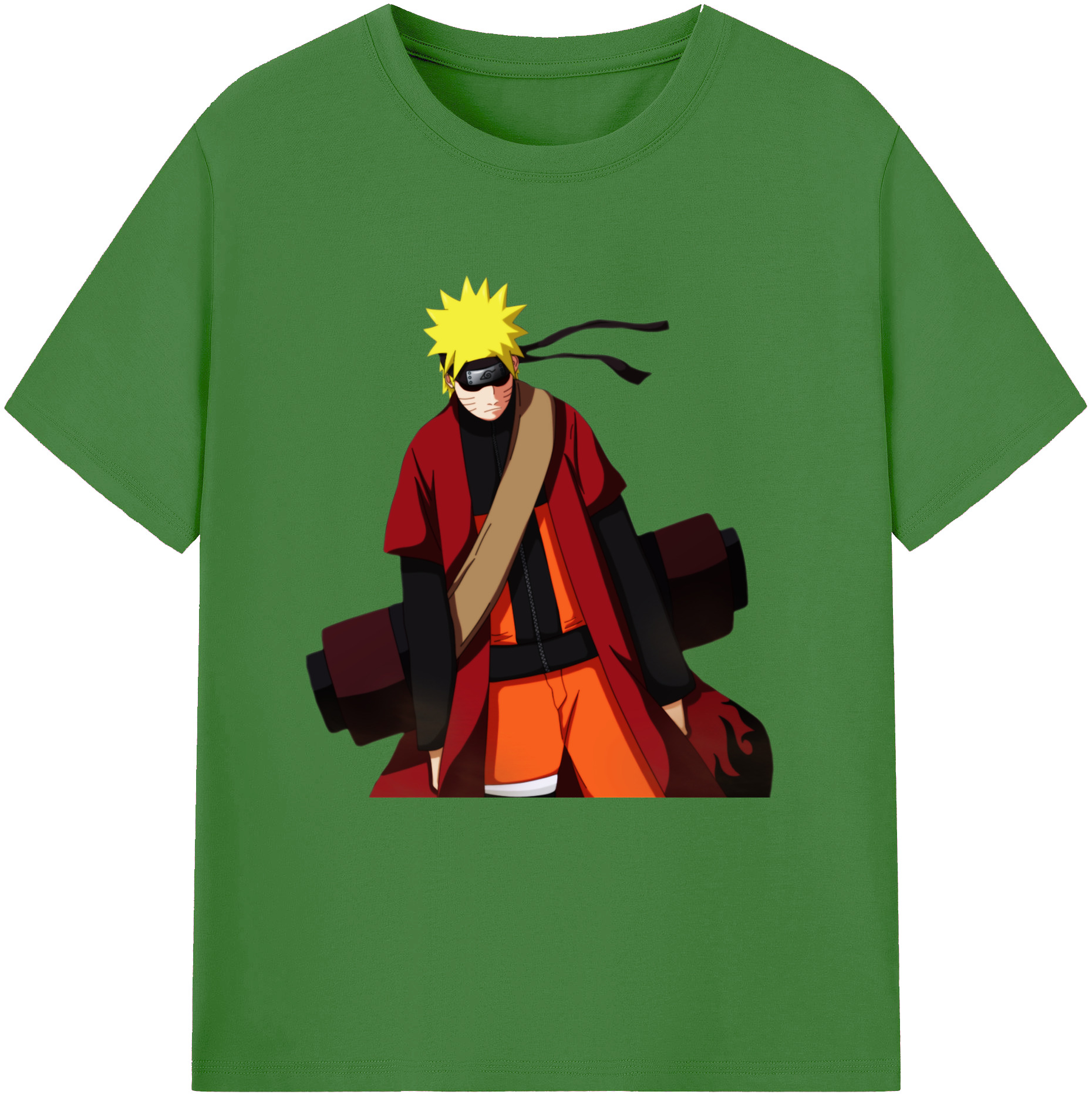 （画像用） NARUTO -ナルト- うずまき ナルト Uzumaki Naruto レディースカジュアルプリントTシャツ（綿100％）